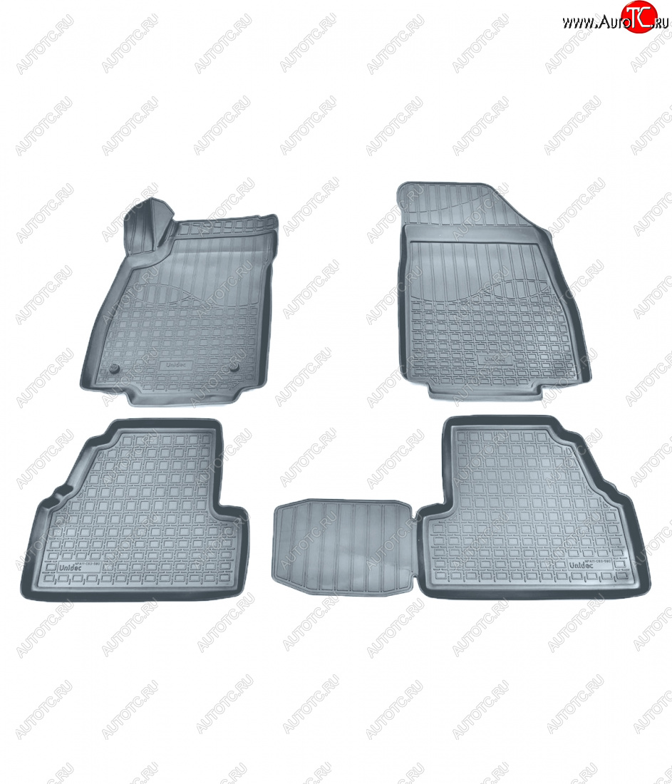 2 989 р. Коврики салона Norplast Unidec  Chevrolet Tracker (2013-2015) (серые)  с доставкой в г. Кемерово