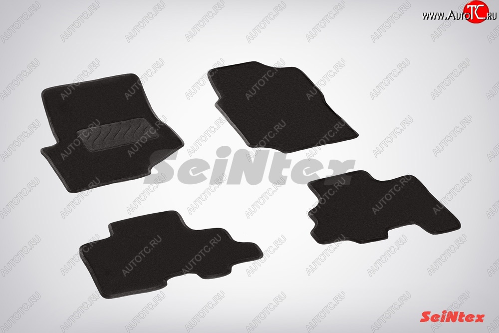 3 599 р. Износостойкие коврики в салон SeiNtex Premium LUX 4 шт. (ворсовые)  Chevrolet Trailblazer  GMT360 (2001-2012) дорестайлинг, рестайлинг  с доставкой в г. Кемерово