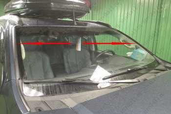 1 699 р. Водостоки лобового стекла Стрелка 11 Chevrolet Trailblazer GM800 дорестайлинг (2012-2016)  с доставкой в г. Кемерово. Увеличить фотографию 4