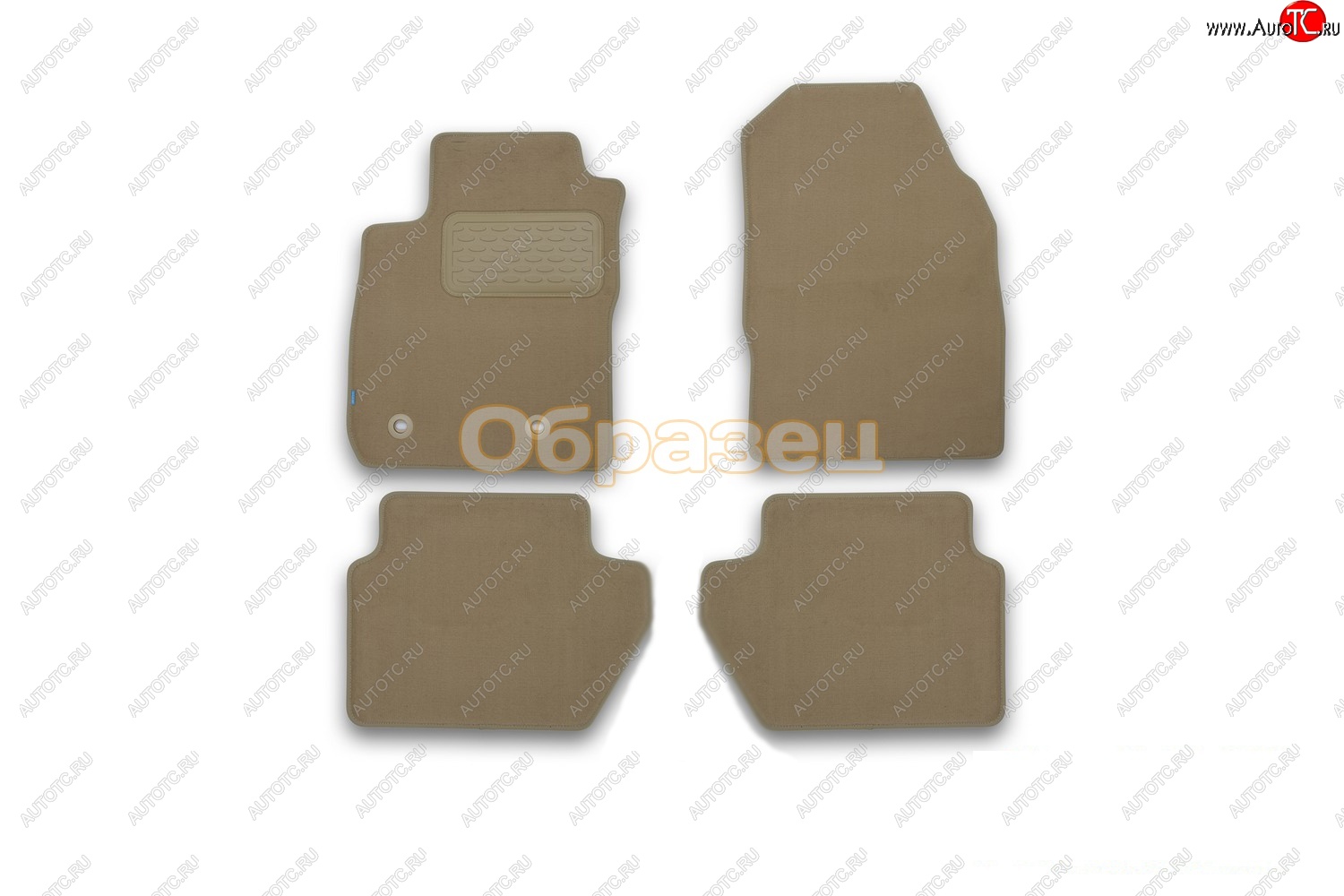 134 р. Коврики в салон Klever Premium (АКПП, текстиль)  Chrysler 300C  LX (2004-2011) седан (Бежевый)  с доставкой в г. Кемерово