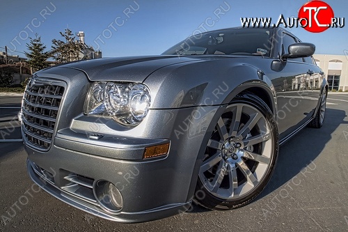 6 649 р. Накладка на передний бампер SRT 8 STYLE Chrysler 300C LX седан (2004-2011) (Неокрашенная)  с доставкой в г. Кемерово