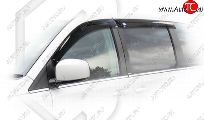 2 299 р. Дефлектора окон CA-Plastic  Chrysler Grand Voyager (2011-2016)  рестайлинг (Classic полупрозрачный, Без хром.молдинга)  с доставкой в г. Кемерово