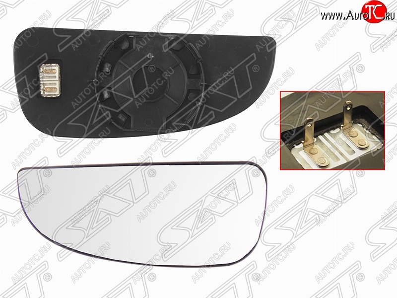 579 р. Левое полотно зеркала SAT (нижняя часть) CITROEN Jumper 250 (2006-2014)  с доставкой в г. Кемерово
