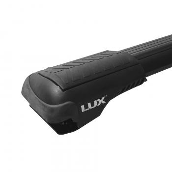 15 499 р. Багажник в сборе LUX Хантер L47  CITROEN Nemo (2007-2018), Fiat Doblo  223 (2000-2005), Ford Explorer  U502 (2010-2016), Honda Pilot  YF1 (2002-2008), Jeep Cherokee  KK (2007-2014), Land Rover Discovery  2 L318 (1998-2004), Lexus LX570  J200 (2007-2015), Opel Combo  D (2012-2018), Peugeot Bipper (2008-2018), Toyota Land Cruiser ( J105,  100,  200) (1998-2021), Уаз Патриот ( 3163 5 дв.,  Спорт,  3163 5-дв.,  23632) (2005-2025) (аэро-трэвэл (110-120 см), черный)  с доставкой в г. Кемерово. Увеличить фотографию 5