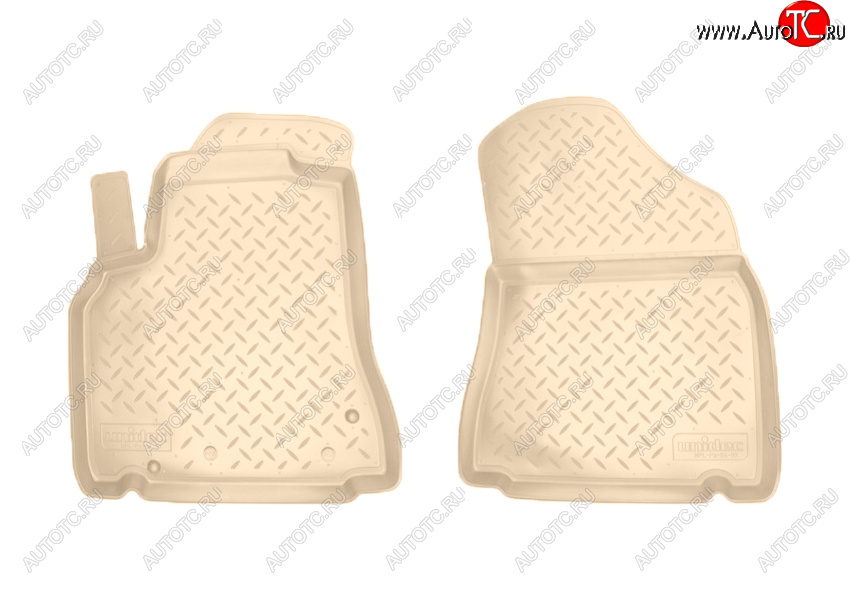 1 259 р. Коврики салона Norplast Unidec (передние)  CITROEN Berlingo  B9 (2008-2022), Peugeot Partner  Tepee (2012-2018) (Цвет: бежевый)  с доставкой в г. Кемерово