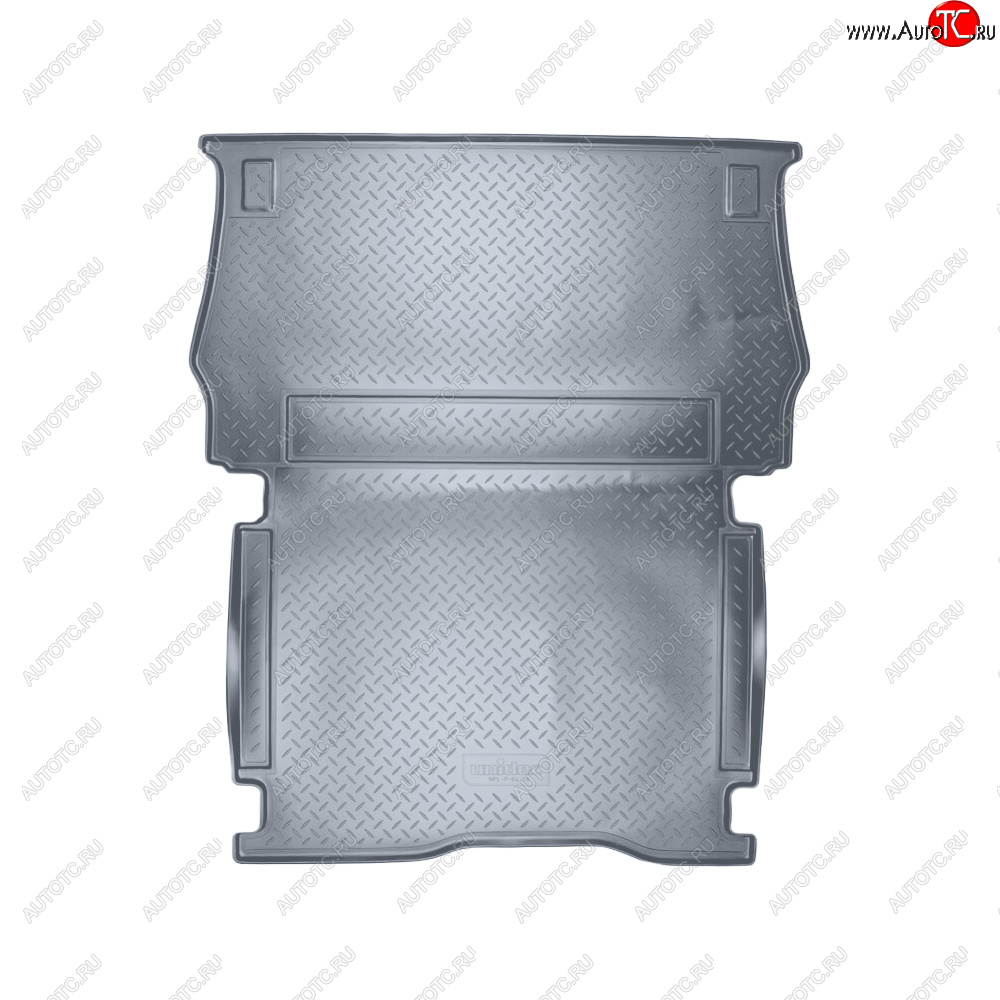 2 649 р. Коврик багажника Norplast Unidec (фургон)  CITROEN Berlingo  B9 (2008-2022), Peugeot Partner  Tepee (2012-2018) (Цвет: серый)  с доставкой в г. Кемерово