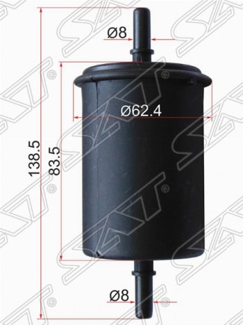 Топливный фильтр SAT CITROEN C4  дорестайлинг, хэтчбэк 5 дв. (2004-2008)