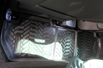 1 599 р. Комплект ковриков в салон (MULTISPACE) Aileron 4 шт. (полиуретан)  CITROEN Berlingo  B9 (2008-2016) дорестайлинг  с доставкой в г. Кемерово. Увеличить фотографию 3
