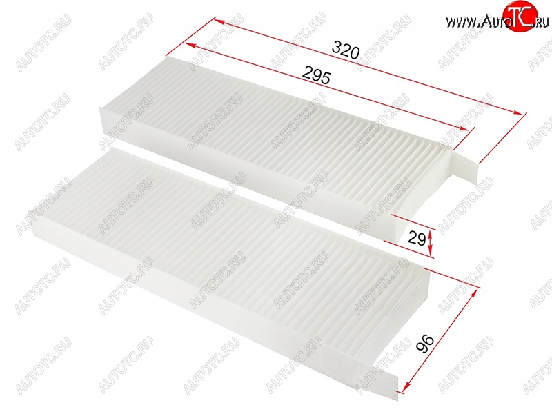 263 р. Фильтр салонный (комплект) SAT  CITROEN Berlingo  B9 (2008-2022), CITROEN C4 picasso ( UD,  3D) (2006-2018), CITROEN DS5  PF2 (2011-2015), Peugeot 3008 (2009-2017), Peugeot 5008  T8 (2009-2016), Peugeot Partner  B9 (2008-2015)  с доставкой в г. Кемерово