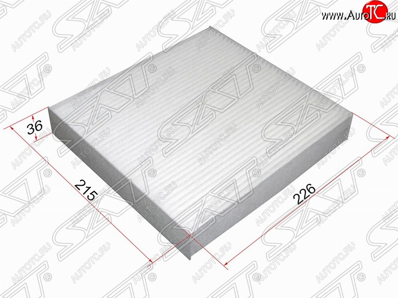 263 р. Фильтр салонный SAT (226х215х36 mm)  CITROEN Berlingo  M59 (2002-2012), CITROEN Xsara ( N0,  N1) (1997-2005), Peugeot Partner  M49/M59 (1997-2008)  с доставкой в г. Кемерово