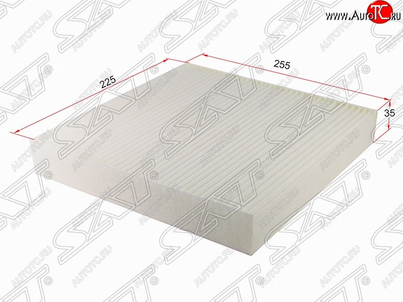 211 р. Фильтр салонный SAT (255х225х35 mm)  CITROEN Berlingo  M59 (2002-2012), CITROEN Xsara ( N0,  N1) (1997-2005), Peugeot Partner  M49/M59 (1997-2008)  с доставкой в г. Кемерово