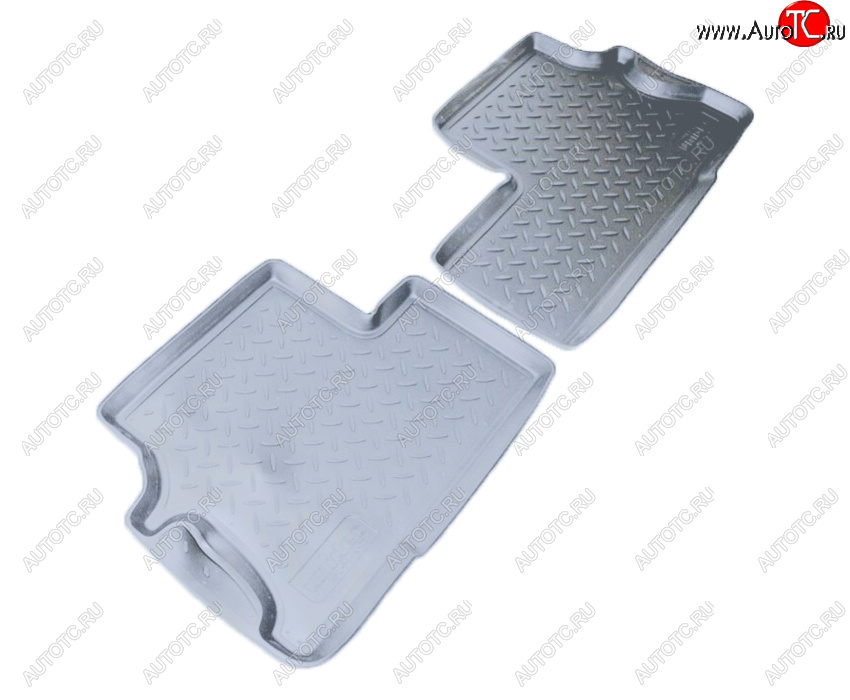 1 239 р. Коврики салона Norplast Unidec (задние)  CITROEN Berlingo  M59 (2002-2012) рестайлинг (Цвет: серый)  с доставкой в г. Кемерово