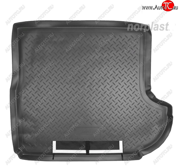 2 899 р. Коврик багажника Norplast Unidec (с сабвуфером)  CITROEN C-crosser (2007-2012), Mitsubishi Outlander  XL (2005-2013), Peugeot 4007 (2007-2012) (Черный, с погрузочным ковриком (фартуком))  с доставкой в г. Кемерово