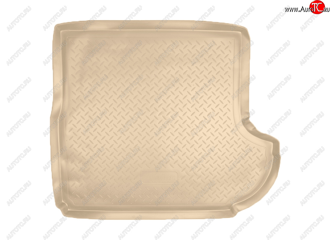 2 299 р. Коврик багажника Norplast Unidec (с сабвуфером)  CITROEN C-crosser (2007-2012), Mitsubishi Outlander  XL (2005-2013), Peugeot 4007 (2007-2012) (Цвет: бежевый)  с доставкой в г. Кемерово