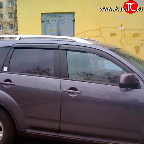 999 р. Комплект дефлекторов окон (ветровиков) 4 шт. Russtal CITROEN C-crosser (2007-2012)  с доставкой в г. Кемерово