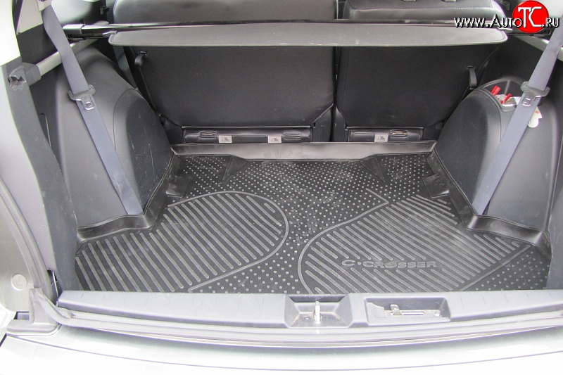1 759 р. Коврик в багажник Element (полиуретан) (длинная база) CITROEN C-crosser (2007-2012)  с доставкой в г. Кемерово
