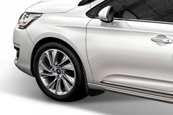 1 129 р. Брызговики (седан) Frosch Peugeot 301 (2012-2017) (Передние)  с доставкой в г. Кемерово. Увеличить фотографию 2