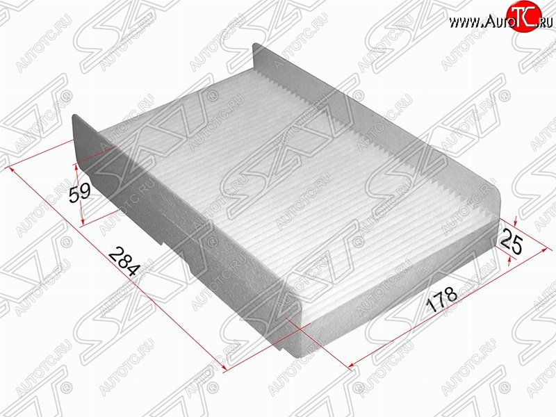 289 р. Фильтр салонный SAT (284х178х59/25 mm)  CITROEN C2 (2003-2009), CITROEN C3  FC/FN (2002-2009), CITROEN C3 Picasso ( дорестайлинг,  рестайлинг) (2008-2017), CITROEN C4 ( B7) (2004-2022), CITROEN DS4  PF1 (2010-2015), Peugeot 1007 (2004-2009), Peugeot 307 ( хэтчбэк 3 дв.,  универсал,  хэтчбэк 5 дв.) (2001-2008), Peugeot 308  T7 (2007-2014), Peugeot 4008 (2012-2025), Peugeot RCZ ( дорестайлинг,  рестайлинг) (2010-2015)  с доставкой в г. Кемерово