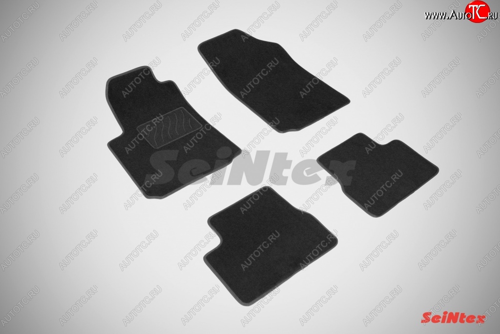 2 899 р. Износостойкие коврики в салон SeiNtex Premium LUX 4 шт. (ворсовые)  CITROEN C3  FC/FN (2002-2009) хэтчбэк  с доставкой в г. Кемерово