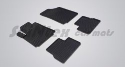 Износостойкие коврики в салон с рисунком Сетка SeiNtex Premium 4 шт. (резина) CITROEN C3  FC/FN (2002-2009) хэтчбэк