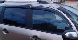 999 р. Комплект дефлекторов окон (ветровиков) 4 шт. Russtal CITROEN C3 Picasso дорестайлинг (2008-2012)  с доставкой в г. Кемерово. Увеличить фотографию 1