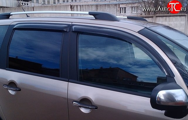 999 р. Комплект дефлекторов окон (ветровиков) 4 шт. Russtal CITROEN C3 Picasso дорестайлинг (2008-2012)  с доставкой в г. Кемерово