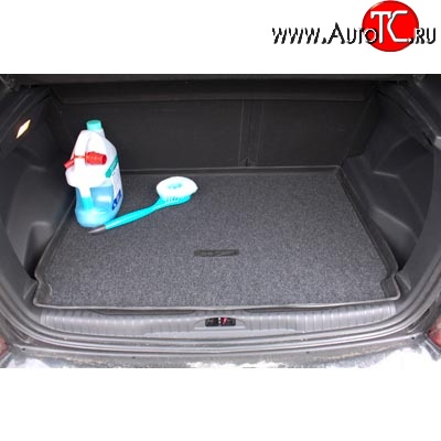 1 249 р. Коврик в багажник Aileron (полиуретан, покрытие Soft)  CITROEN C3 Picasso  дорестайлинг (2008-2012)  с доставкой в г. Кемерово
