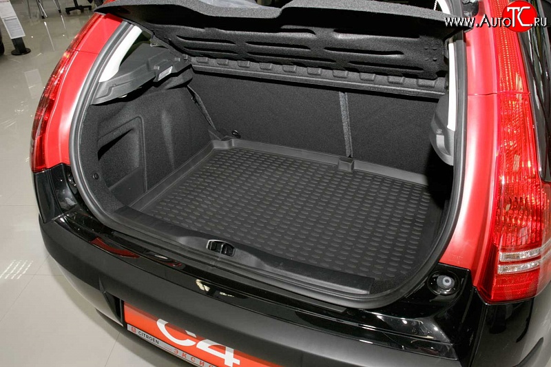 1 579 р. Коврик в багажник Element (полиуретан)  CITROEN C4 (2004-2011)  дорестайлинг, хэтчбэк 3 дв.,  дорестайлинг, хэтчбэк 5 дв.,  рестайлинг, хэтчбэк 3 дв.,  рестайлинг, хэтчбэк 5 дв.  с доставкой в г. Кемерово