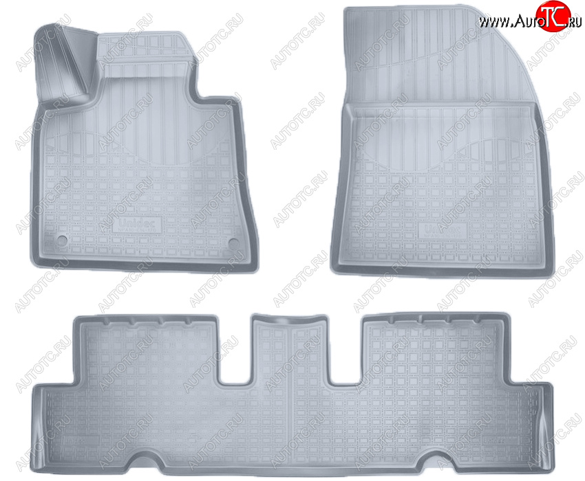2 759 р. Коврики салона Norplast Unidec  CITROEN C4 Grand Picasso ( U) (2014-2018) рестайлинг (Цвет: серый)  с доставкой в г. Кемерово