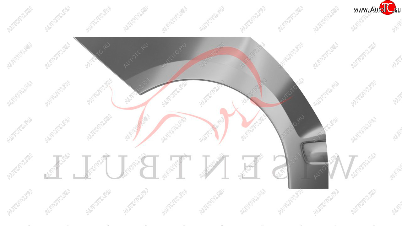 2 199 р. Задняя правая ремонтная арка (внешняя) Wisentbull  CITROEN C4 (2004-2011)  дорестайлинг, хэтчбэк 3 дв.,  рестайлинг, хэтчбэк 3 дв.  с доставкой в г. Кемерово