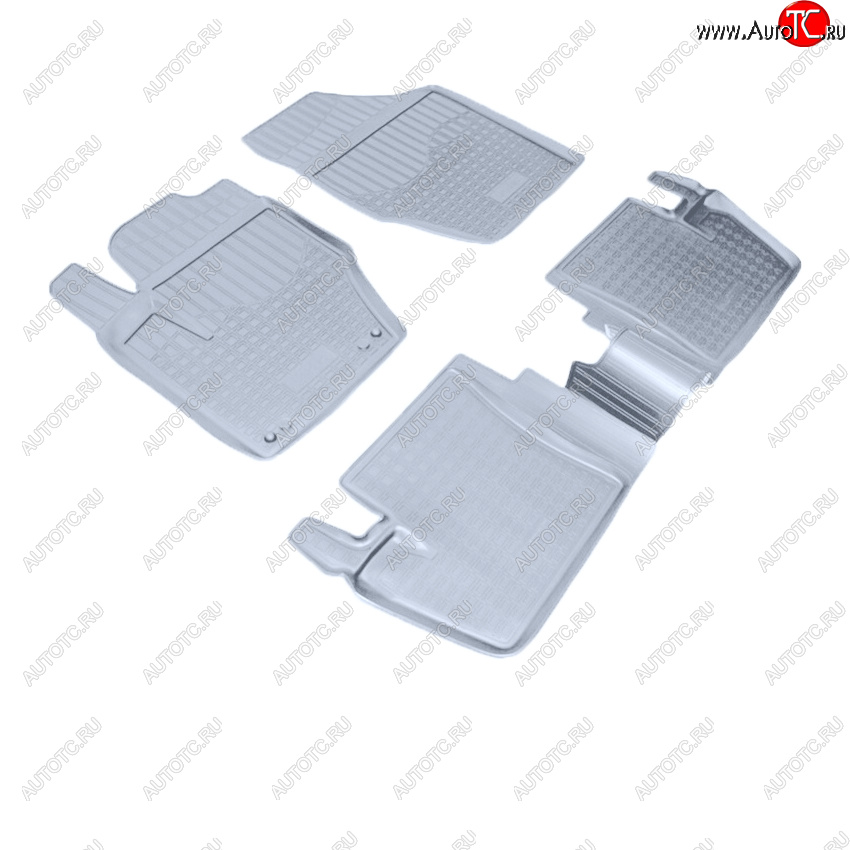 3 199 р. Коврики салона Norplast Unidec  CITROEN C4  B7 (2013-2022), Peugeot 408 (2015-2022) (Цвет: серый)  с доставкой в г. Кемерово