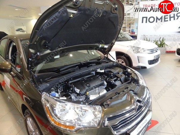2 049 р. Упоры капота Russtal CITROEN C4 B7 хэтчбэк 5 дв. (2011-2018)  с доставкой в г. Кемерово