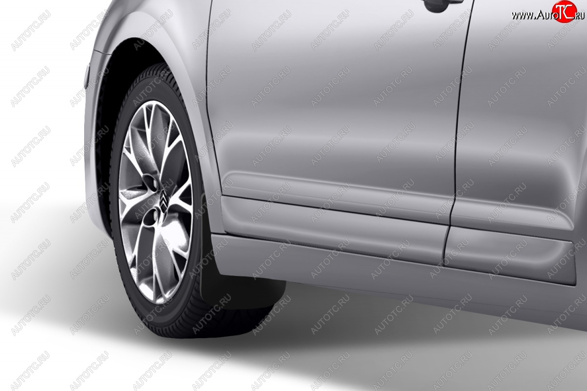 4 799 р. Передние брызговики Frosch CITROEN C4 B7 хэтчбэк 5 дв. (2011-2018)  с доставкой в г. Кемерово