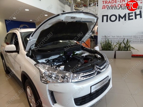 1 699 р. Упоры капота Russtal CITROEN C4 aircross (2012-2017)  с доставкой в г. Кемерово