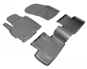 Комплект ковриков в салон Norplast Unidec Mitsubishi ASX 1-ый рестайлинг (2013-2016) (Цвет: черный)