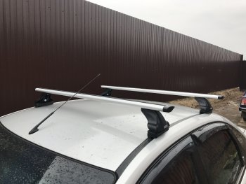2 899 р. Опоры багажника Inter (в штатные крепления)  CITROEN C4 aircross (2012-2017), Mitsubishi ASX (2010-2025), Peugeot 307 ( универсал,  хэтчбэк 3 дв.,  хэтчбэк 5 дв.) (2001-2008), Peugeot 4008 (2012-2025)  с доставкой в г. Кемерово. Увеличить фотографию 3