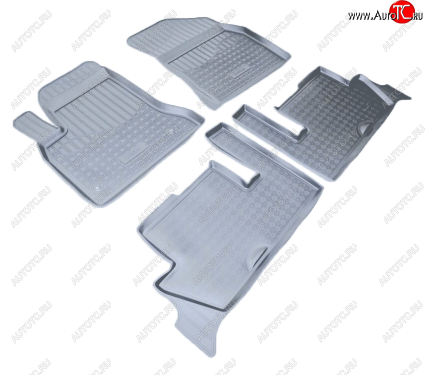 2 759 р. Коврики салона Norplast Unidec  CITROEN C4 picasso  UD (2006-2014) минивэн (Цвет: серый)  с доставкой в г. Кемерово