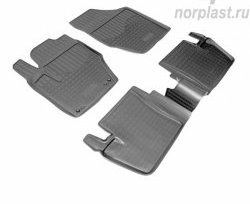 Комплект ковриков в салон Norplast Unidec CITROEN C4  B7 (2013-2022), Peugeot 408 (2015-2022) (Цвет: черный)