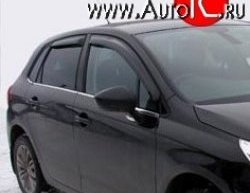 2 114 р. Дефлекторы окон (ветровики) Novline 4 шт.  CITROEN C4 aircross (2012-2017)  с доставкой в г. Кемерово. Увеличить фотографию 1