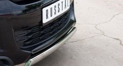 12 999 р. Защита переднего бампера (Ø75х42 мм, нержавейка) Russtal CITROEN C4 aircross (2012-2017)  с доставкой в г. Кемерово. Увеличить фотографию 3