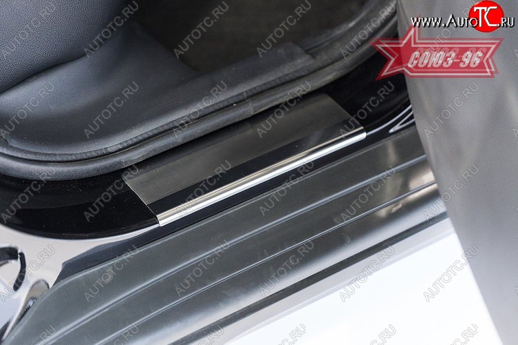2 519 р. Накладки на внутренние пороги Souz-96 CITROEN C4 aircross (2012-2017)  с доставкой в г. Кемерово