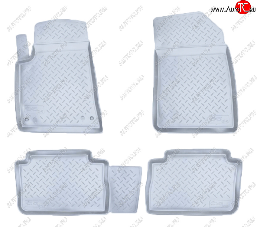 2 759 р. Коврики салона Norplast Unidec  CITROEN C5 ( X40,DC,  X40,DE,  X40,RC,  X40,RE) (2000-2008) лифтбэк дорестайлинг, универсал дорестайлинг, лифтбэк рестайлинг, универсал рестайлинг (Цвет: серый)  с доставкой в г. Кемерово