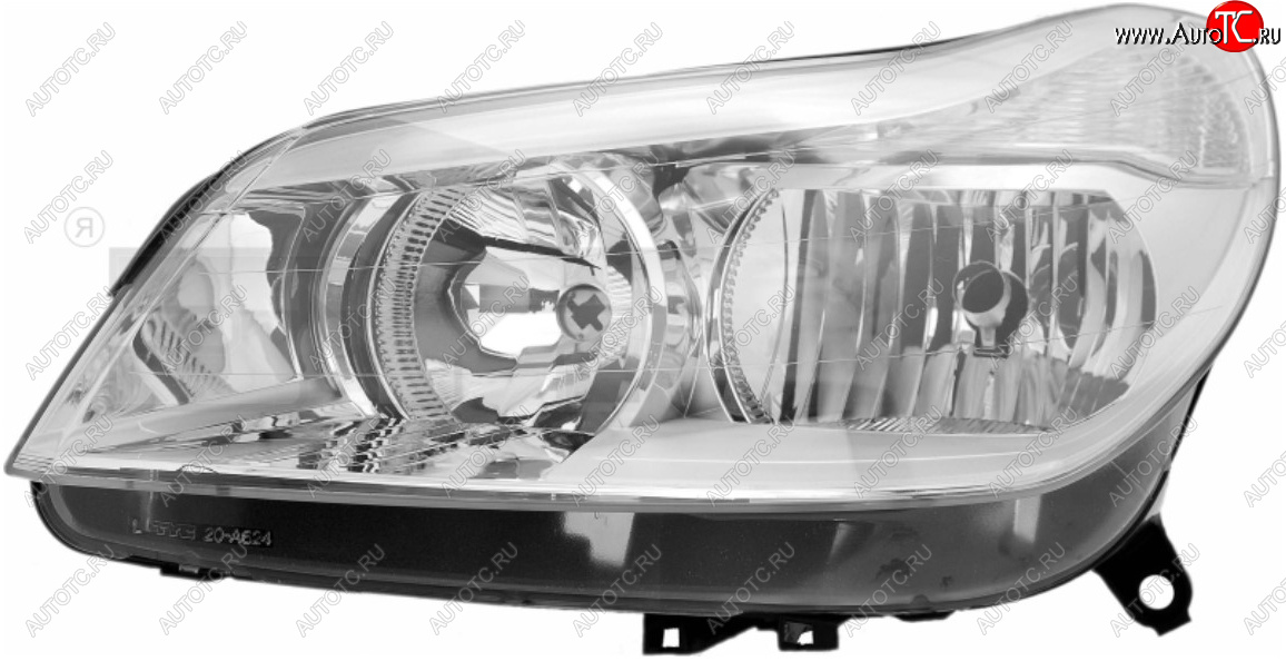 12 749 р. Левая фара передняя TYC CITROEN C5 X40,RE универсал рестайлинг (2004-2008)  с доставкой в г. Кемерово