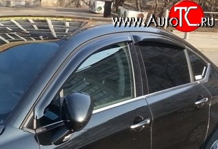 999 р. Комплект дефлекторов окон (ветровиков) 4 шт. (седан) Russtal CITROEN C5 RD дорестайлинг, седан (2008-2017)  с доставкой в г. Кемерово