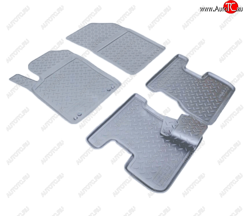 2 759 р. Коврики салона Norplast Unidec  CITROEN DS3  PF1 (2009-2016) дорестайлинг,хэтчбэк 3дв. (Цвет: серый)  с доставкой в г. Кемерово