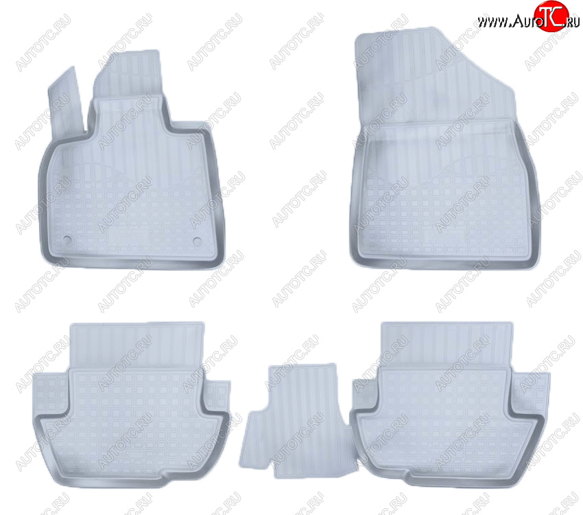 2 759 р. Коврики салона Norplast Unidec  CITROEN DS5  PF2 (2011-2015) хэтчбэк (Цвет: серый)  с доставкой в г. Кемерово