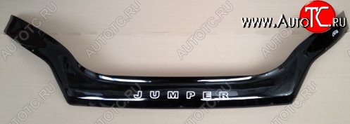 999 р. Дефлектор капота (с заходом на фары) Russtal CITROEN Jumper 290 рестайлинг (2014-2022)  с доставкой в г. Кемерово