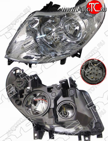 9 849 р. Левая фара (c электрокорректором, 8 контактов) TYC Fiat Ducato 250 (2006-2014)  с доставкой в г. Кемерово
