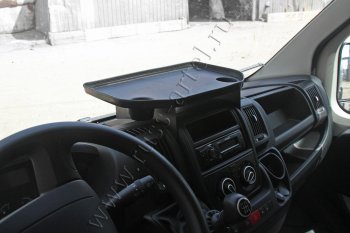 1 419 р. Стол на панель (L1H1, L2H1, L2H2, L3H2, L3H3, L4H2, L4H3) RA  CITROEN Jumper  250 (2006-2014), Fiat Ducato  250 (2006-2014), Peugeot Boxer  250 (2006-2014)  с доставкой в г. Кемерово. Увеличить фотографию 3