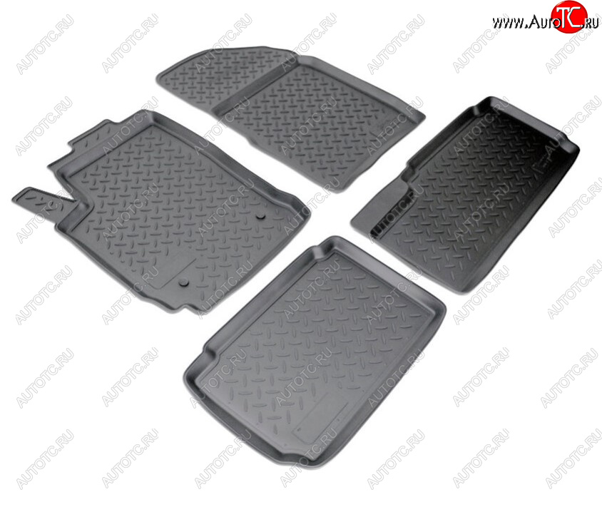 2 279 р. Комплект ковриков в салон Norplast CITROEN Xsara picasso (1999-2012) (Цвет: черный)  с доставкой в г. Кемерово